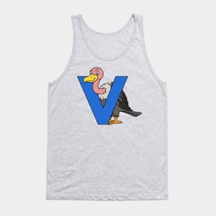 Letter V with Vulture Tank Top